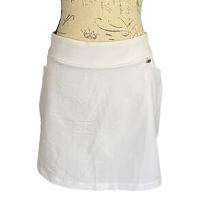 Greg Norman White 4 Way Stretch Skort Size X-Large NWOT